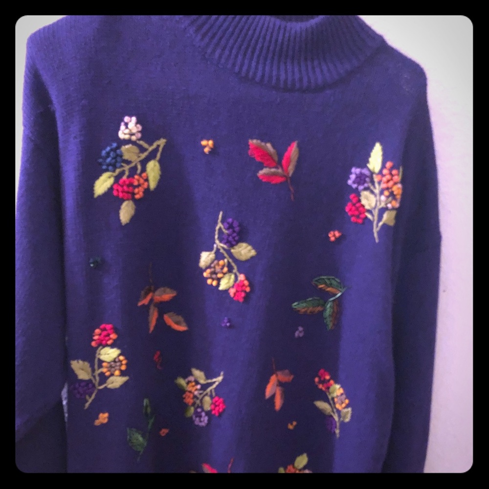 Purple sweater